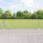 vidaXL Hexagon Inhägnad 0.5x100 m Galvaniserat Stål