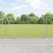 vidaXL Hexagonstängsel 1,2x100 m Galvaniserat stål