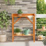 vidaXL Trädgårdsodling Bord Akacia 75x40x90 cm Massivt Trä Tall