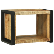 vidaXL Väggkub 55x35x40 cm Massiv trä mangoträ