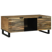 vidaXL Kaffeebord 100x54x40 cm - Massivt Mangoträ