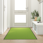 vidaXL Tvättbar Dörrmatta Grön 120x250 cm