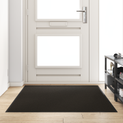 vidaXL Rektangulär Dörrmatta Svart 120x180 cm
