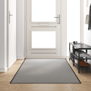 vidaXL Dörrmatta Rektangulär Grå 120x250 cm