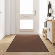 vidaXL Rektangulär Dörrmatta Brun 120x400 cm
