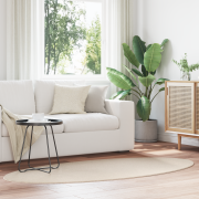 vidaXL Matta "HUARTE" Beige 120x170 cm Oval