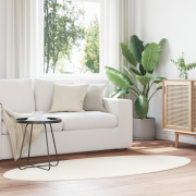 vidaXL Mattor Kräm 100 x 200 cm Ull