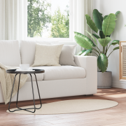 vidaXL Områdesmatta Beige 80x150 cm Polyester Halkfri