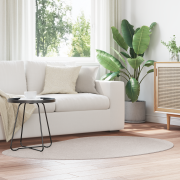 vidaXL Områdesmatta Sand 120x170 cm Polyester Halkfri