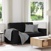vidaXL Loveseat Soffa Svart 120 cm Konstläder