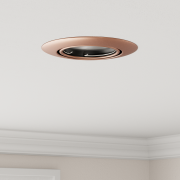 vidaXL Inbyggda Spotlights 6 st Runda GU10 Koppar Ø90 mm Stål
