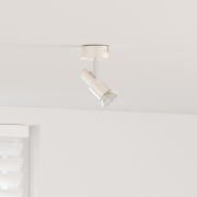 vidaXL takspotlight 1-vägs justerbar borstad nickel GU10