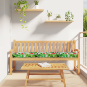 vidaXL Palletkudde för Bänk Tropisk Dschungel 200x40x8 cm Oxford Tyg