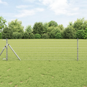 vidaXL Euro-staket 0.6x10 m Galvaniserat stål