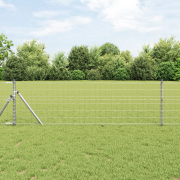 vidaXL Eurostängsel 0.4 x 10 m Varmgalvaniserat stål