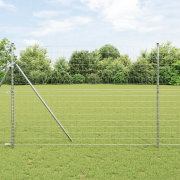 vidaXL Euro Staket 1.6x10 m Galvaniserat Stål