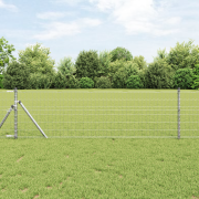 vidaXL Euro Fence 0.8x25 m Varmgalvaniserat stål
