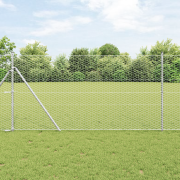 vidaXL Hexagon Stängsel 1x50 m Galvaniserat Stål