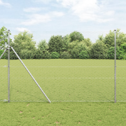 vidaXL Hexagon Fence 1.6x50 m Galvaniserat stål