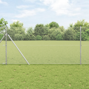 vidaXL Hexagonstaket 1x100 m galvaniserat stål