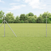 vidaXL Fältstängsel 1.2x10 m Galvaniserat Stål