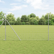 vidaXL Fältstängsel 1,5x25 m Galvaniserat stål