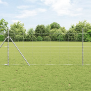 vidaXL Fältstängsel 1,2x50 m Galvaniserat stål