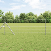 vidaXL Fältstängsel 0.8x100 m Galvaniserat Stål