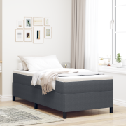 vidaXL Sängram Mörkgrå 80x200 cm Corduroy tyg