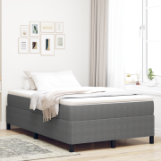 vidaXL Sängram Ljusgrå 120x190 cm Corduroy Tyg