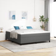 vidaXL Sängram Ljusgrå 180x200 cm Corduroy Tyg