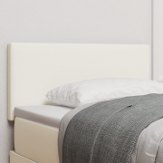 vidaXL Sänggavel Enkel Design Grädde 80 cm Sammet