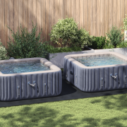 vidaXL Rektangulärt Poolöverdrag Svart Polyeten 500 x 250 cm Hållbart
