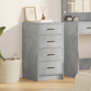 vidaXL Sideboard betonggrå 40x41x75 cm konstruerat trä