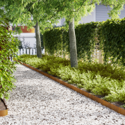 vidaXL Rabattkanter 10 st 100x0.5x15 cm väderbeständigt stål