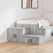 vidaXL Förvaringsskåp grå sonoma 108x41x40 cm konstruerat trä