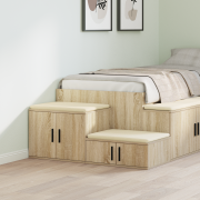 vidaXL Förvaringsskåp sonoma-ek 103x41x40 cm konstruerat trä