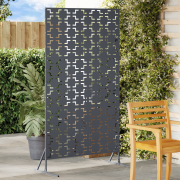 vidaXL Integritetsskärm i Antracit, 100x50x180 cm, Gjord av Stål