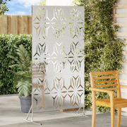 vidaXL Integritetsskydd 100x50x180 cm Galvaniserat stål