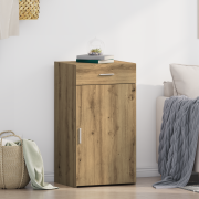 vidaXL Skåp artisan ek 30x42,5x93 cm konstruerat trä