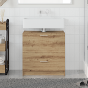 vidaXL Handfatsskåp Artisan Ek 59x37x59 cm Konstruerat Trä