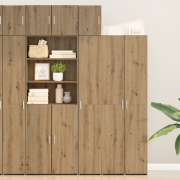 vidaXL Väggskåp Hantverksmässig Ek 30x42.5x40 cm Vattenavvisande Trä