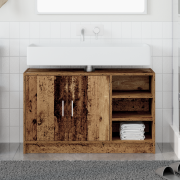 vidaXL Diskbänksskåp Gammalt Trä 90x29x55 cm Konstruerat Trä