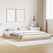 vidaXL Sängram vit 160x220 cm massiv furu