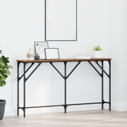vidaXL Konsolbord Gamla Trä 140x23x75 cm Ingenjörsmaterial