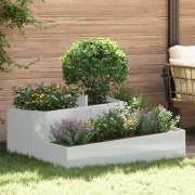 vidaXL Krukor & Planter Galvaniserad Galvaniserad Metall Medium till S...