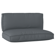 vidaXL Pallkuddset 2 pcs Antracit 120 x 80 x 12 cm Oxford tyg