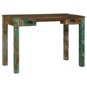 vidaXL Skrivbord 112x55x76 cm Massivt Trä Reclaimed