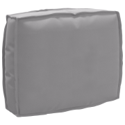 vidaXL Pallkudde för Ryggstöd Grå 50x40x12 cm Oxford Tyg