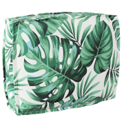 vidaXL Palldyna för ryggstöd Bladmönster 50 x 40 x 12 cm Oxford tyg